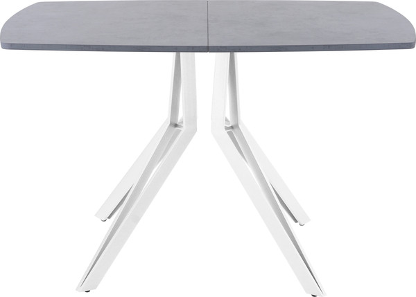 Изображение товара Обеденный стол AMC Elite / Е21(1200) D6 (белый/бетон чикаго светло-серый)