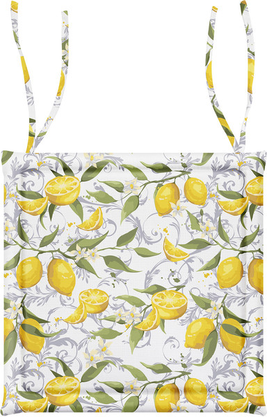 Изображение товара Подушка на стул Самойловский текстиль Лимонная эстетика 40x40 / 926795