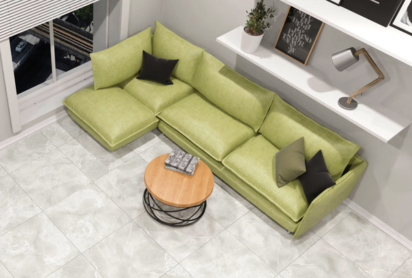 Изображение товара Плитка ProGres Marble cloud NR0381 (600x600, бежевый)