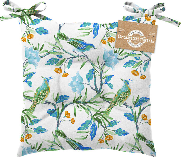 Изображение товара Подушка на стул Самойловский текстиль С Тафтингом 40x40 Квезаль / 926799