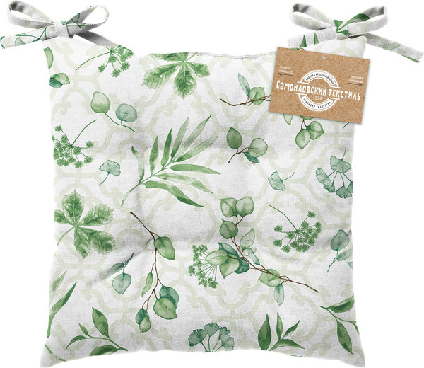 Изображение товара Подушка на стул Самойловский текстиль С Тафтингом 40x40 Дендра / 926801