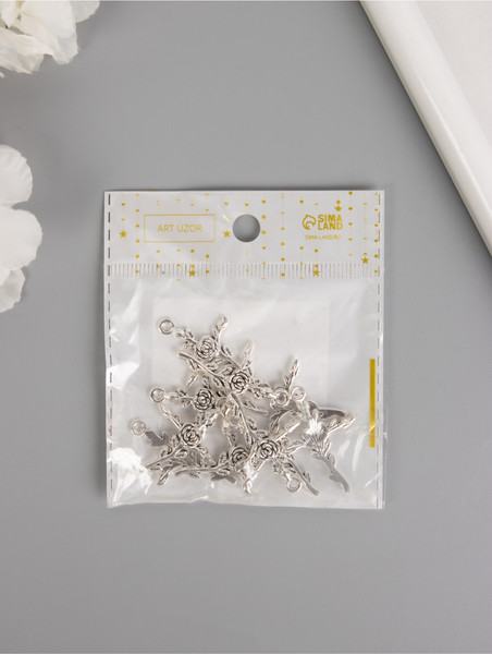 Изображение товара Набор подвесок декоративных Арт Узор Роза и крест / 10843144