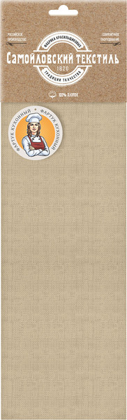 Изображение товара Кухонный фартук Самойловский текстиль Текстура бежевая 75x62 / 927790