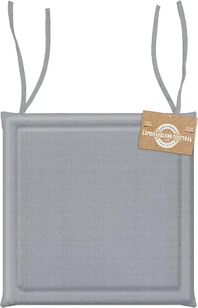 Изображение товара Подушка на стул Самойловский текстиль Текстура серая 40x40 / 927791