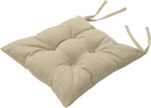 Изображение товара Подушка на стул Самойловский текстиль С Тафтингом 40x40 Текстура бежевая / 927796