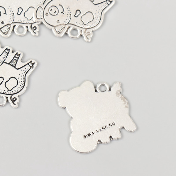 Изображение товара Набор подвесок декоративных Арт Узор Хрюшка с рублем / 10883619