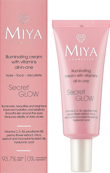 Изображение товара Крем для лица Miya Secret Glow Универсальный с витаминами (30мл)