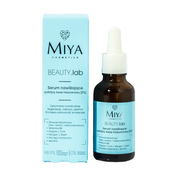 Изображение товара Сыворотка для лица Miya Beauty Lab Увлажняющая с тройной гиалуроновой кислотой (30мл)