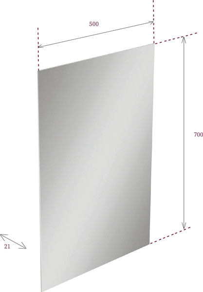 Изображение товара Зеркало Onika Люма 50 / 205026