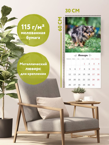 Изображение товара Календарь настенный Эксмо Все собаки делают это 2026 год (9785042169687)