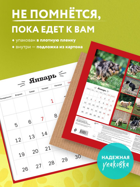 Изображение товара Календарь настенный Эксмо Все собаки делают это 2026 год (9785042169687)