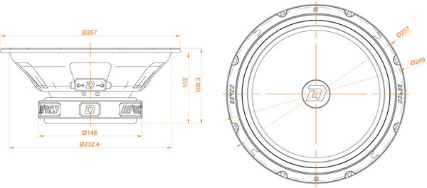 Изображение товара Среднечастотная АС DL Audio Raven 250 V.2