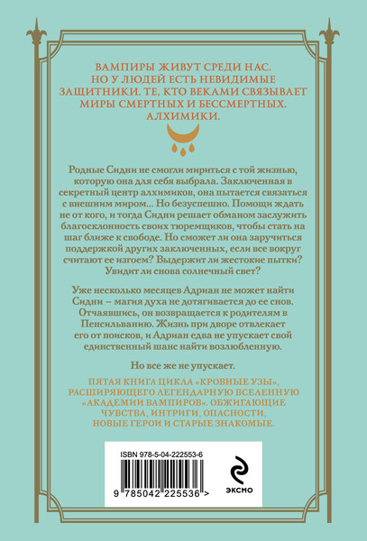 Изображение товара Книга Эксмо Кровные узы. Книга 5. Серебряные тени, мягкая обложка (Мид Райчел)