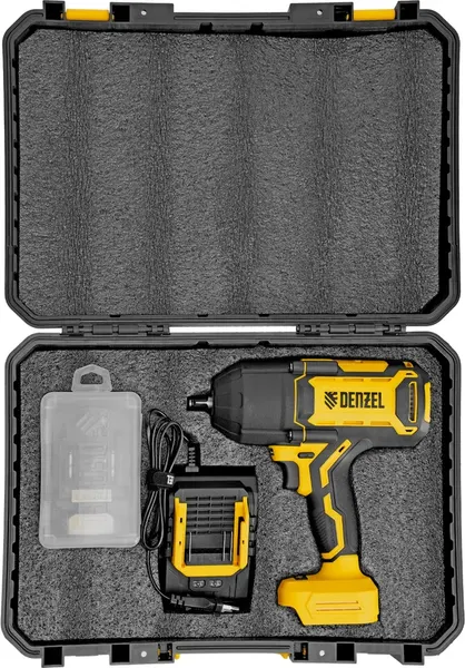 Изображение товара Аккумуляторный гайковерт Denzel CIWH-BL-20-1000 / 26528
