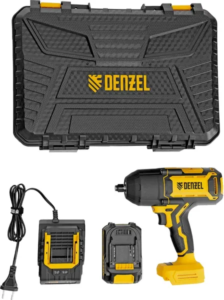 Изображение товара Аккумуляторный гайковерт Denzel CIWH-BL-20-1000 / 26528