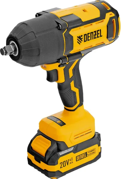 Изображение товара Аккумуляторный гайковерт Denzel CIWH-BL-20-1000 / 26528