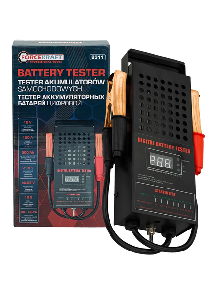 Изображение товара Тестер аккумуляторной батареи ForceKraft FK-8311 (66177)