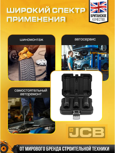 Изображение товара Набор головок слесарных JCB JCB-4032TH (60979)