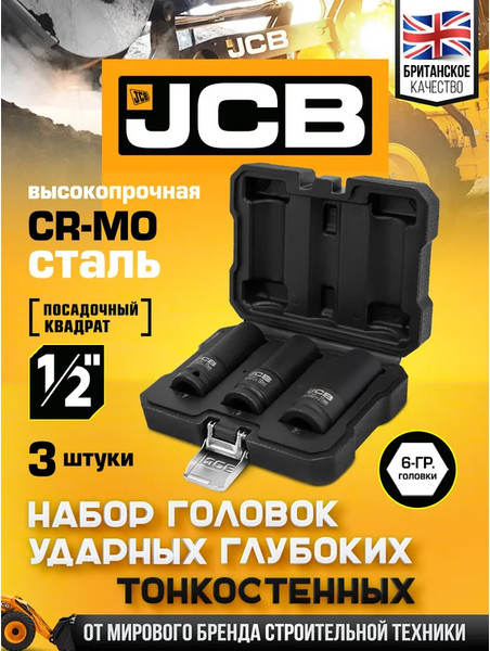 Изображение товара Набор головок слесарных JCB JCB-4032TH (60979)