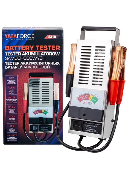 Изображение товара Тестер аккумуляторной батареи Yataforce YF-8310 (66190)