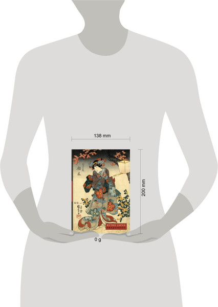 Изображение товара Ежедневник Эксмо RetroJapan. Красавица и сакура. Недатированный (9785042220418)