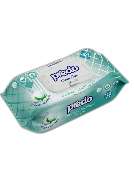 Изображение товара Влажные салфетки Predo Clean Care (120шт)