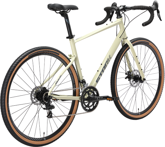 Изображение товара Велосипед STARK Gravel 700.2 D 2025 (M/L, палевый матовый/сине-серый)