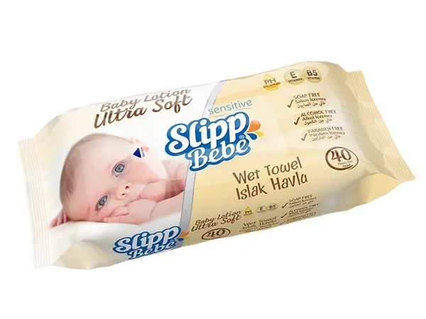 Изображение товара Влажные салфетки детские Slipp Bebe Детские (40шт)