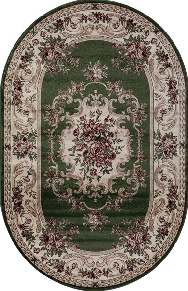 Изображение товара Ковер Merinos Colizey D057-OVAL-GREEN (1х2)