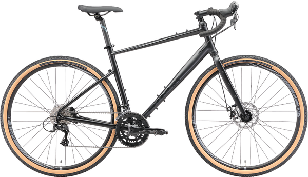 Изображение товара Велосипед STARK Gravel 700.3 D 2025 (L, черный матовый/черный, разобранный, в коробке)