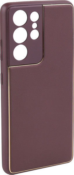 Изображение товара Чехол-накладка Bingo Gold Line для Galaxy S21 Ultra (бордовый)