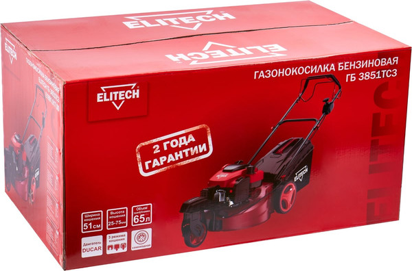 Изображение товара Газонокосилка бензиновая Elitech ГБ 3851ТС3  / 205403