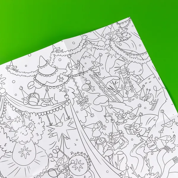 Изображение товара Плакат-раскраска Альпина Волшебный лес (9785006307025)