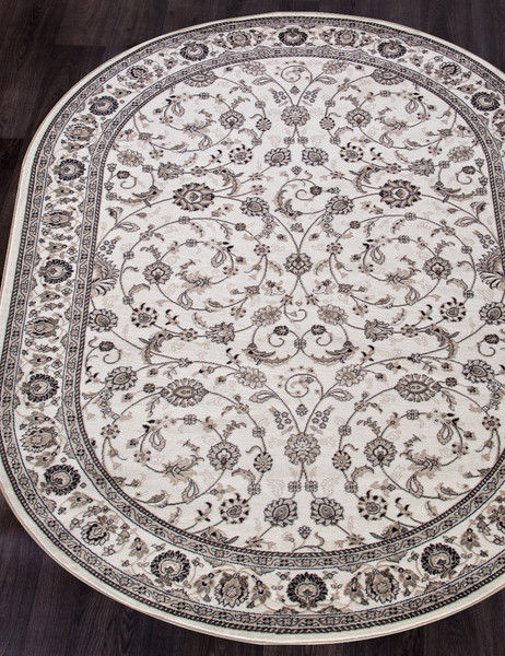 Изображение товара Ковер Merinos Valencia Deluxe d251-OVAL-CREAM-BROWN (1.5х2.3)