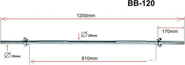 Изображение товара Гриф для гантели Alpin BB-120