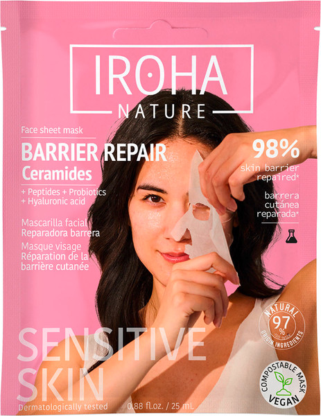Изображение товара Маска для лица тканевая Iroha Nature Face Sheet Mask Barrier Repair