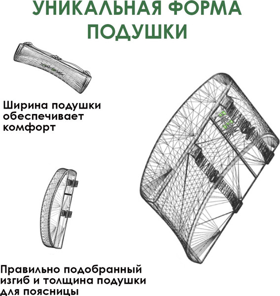 Изображение товара Подушка для спины ForErgo PIL003