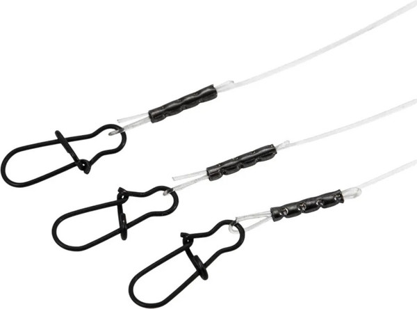 Изображение товара Набор поводков рыболовных Namazu d-0.35мм L-15см test- 6 кг / N-LF035-15 (3шт)