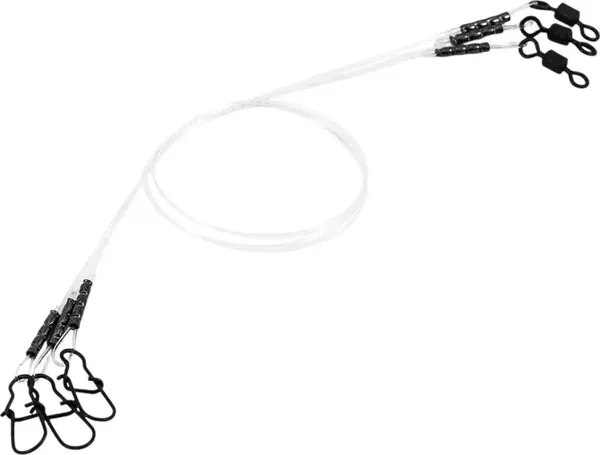 Изображение товара Набор поводков рыболовных Namazu d-0.35мм L-20см test- 6 кг / N-LF035-20 (3шт)