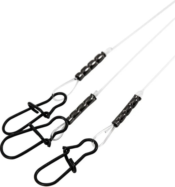 Изображение товара Набор поводков рыболовных Namazu d-0.60мм L-20см test- 18кг / N-LF060-20 (3шт)