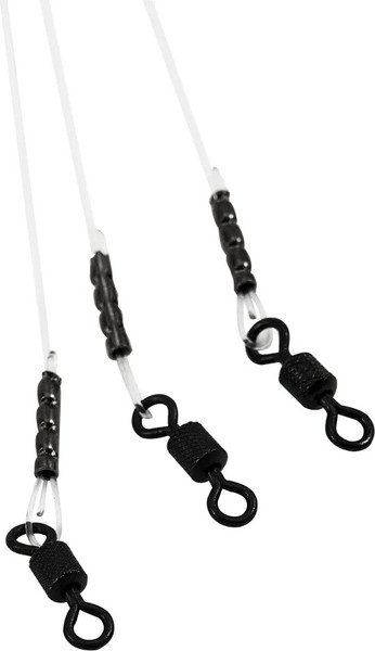 Изображение товара Набор поводков рыболовных Namazu d-0.60мм L-20см test- 18кг / N-LF060-20 (3шт)