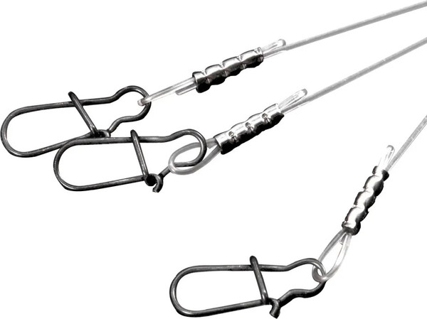 Изображение товара Набор поводков рыболовных Namazu d-0.60мм L-30см test- 18кг / N-LF060-30 (3шт)