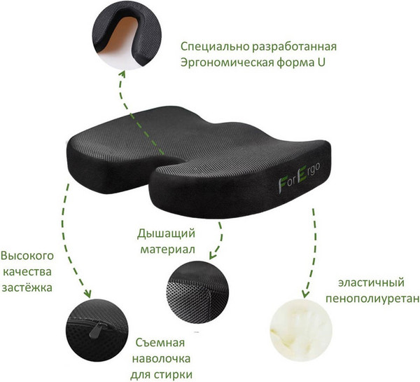 Изображение товара Подушка на стул ForErgo Форма U PIL011