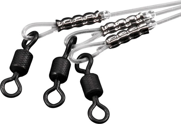 Изображение товара Набор поводков рыболовных Namazu d-0.60мм L-40см test- 18кг / N N-LF060-40 (3шт)