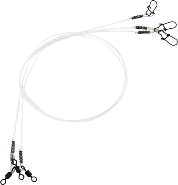 Изображение товара Набор поводков рыболовных Namazu d-0.60мм L-40см test- 18кг / N N-LF060-40 (3шт)