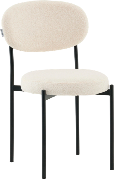 Изображение товара Стул Stool Group Бриф DD / AV 477-F01-K477NEW-9005 (букле молочный)