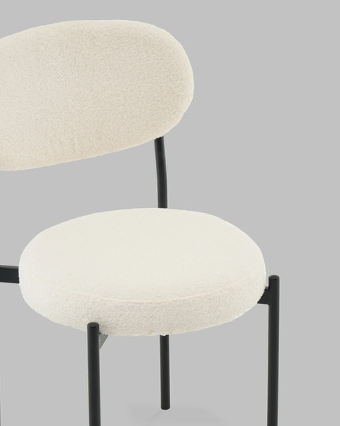 Изображение товара Стул Stool Group Бриф DD / AV 477-F01-K477NEW-9005 (букле молочный)