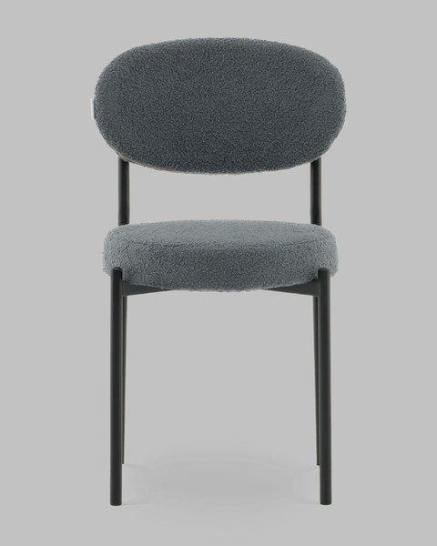 Изображение товара Стул Stool Group Бриф DD / AV 477-F83-K477NEW-9005 (букле/темно-серый)
