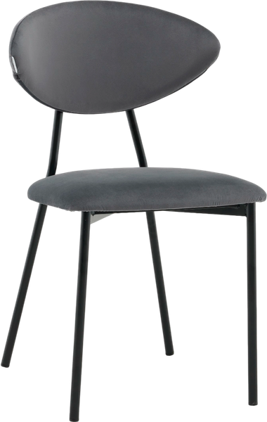 Изображение товара Стул Stool Group Квинси / vd-kvinsy-b27 (велюр темно-серый)