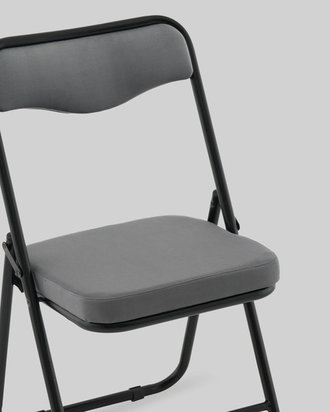 Изображение товара Стул Stool Group Джонни / fb-jonny-vl-32 (велюр велютто темно-серый/черный матовый)